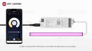 BTFLIGHTING Connect WB5 Controller to 24GHz WiFi network [upl. by Ecnav]