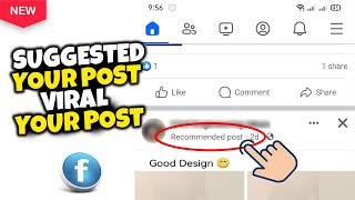 Facebook Post Suggested For You  How To Viral Facebook Post 2024  Recommended post on FB [upl. by Anelagna]