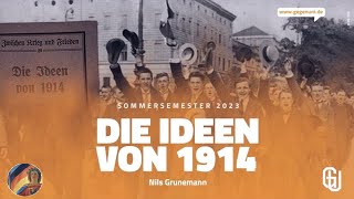 Die Ideen von 1914 0206  Fallbeispiele Friedrich Meinecke und Rudolf Kjellén [upl. by Nabetse]