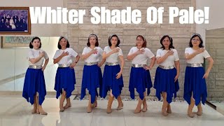 Whiter Shade Of Pale Line Dance demo amp count Choreo Lu Olsen AUS amp Stephen Paterson AUS [upl. by Dorelle110]