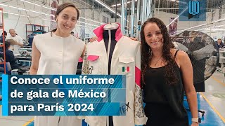 Presentan quotVictoria Aladaquot el uniforme de gala de México para los Juegos Olímpicos de París 2024 [upl. by Nairrod]