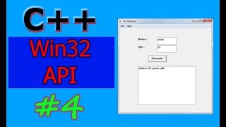 Windows GUI Programming with CC  Win32 API   Part 4  Button Control and Demo Application [upl. by Enilesor]