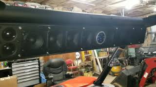 Can Am Maverick Trail 1000dps Powerbass XL1200 sound bar install [upl. by Nessah]