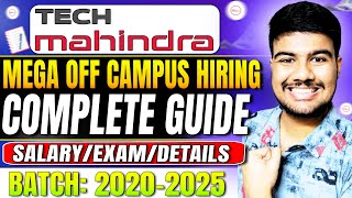 Tech Mahindra 20202025 Hiring Freshers  This Is Your Chance to get upto 40 LPA [upl. by Seilenna]