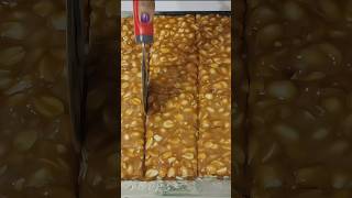 Peanut Chikki recipe🥞shorts asmr chikki peanut asmrsounds gajak viral food winterspecial [upl. by Harwilll521]