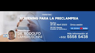 Masterclass EDUCA Prevenir la preeclampsia el poder de la ultrasonografía en el monitoreo prenatal [upl. by Rohclem828]