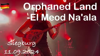 Orphaned Land  El Meod Naala live in Siegburg 110924 Germany [upl. by Ojillek]