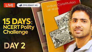 15dayschallenge 💪 Day 2  Rights in the Constitution  NCERT Polity with Dinesh sir upsc [upl. by Prussian]