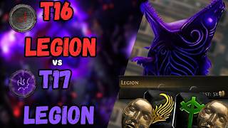 Poe 325  Legion in T17 vs Legion in T16 Spoilers Both Great  1 Divine Profit per map in both [upl. by Seaver]