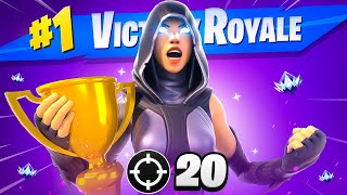 20 ELIMINATION Solo Squad Win in Fortnite Ranked Mode [upl. by Nidorf]