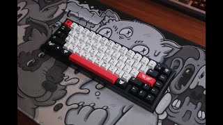 SAAG65 with Cherry MX Black Switches [upl. by Eiramnwad555]