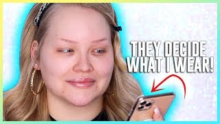 MY FAMILY PICKS MY Makeup Challenge  NikkieTutorials [upl. by Nylhtac]