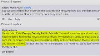 Parents upset at schools opening after Hurricane Helene [upl. by Eanore630]