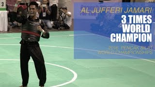 Al Jufferi Jamari  Pencak Silat  World Champion 2016 [upl. by Heppman]