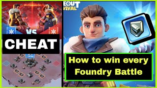 ✅ Biggest CHEAT  Ultimate Guide on Foundry Battle  Whiteout Survival  Win all foundry battle F2P [upl. by Llehcal]