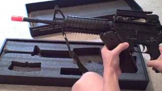 Airsoft AGM M4 Gas BlowBack Complete Review [upl. by Navlys]