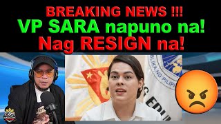 VP SARA nag resign na Ano ibig sabihin nito [upl. by Gut]