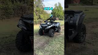 Quad 2x4 vs 4x4 quads launch vtwin cfmoto [upl. by Theodore957]