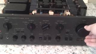 Technics SUV8  Vintage stereo integrated amplifier [upl. by Wendi901]