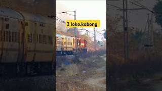 2 loko pripadan Kobong shortvideo keretaapi [upl. by Enahpad174]