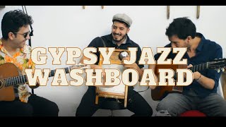 DR WASHBOARD  SESSION 2  DARK BRUSH  GYPSY JAZZ WASHBOARD [upl. by Mintun]