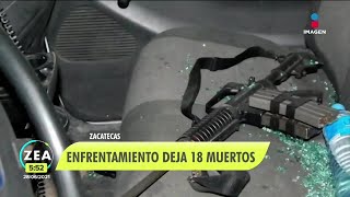 Enfrentamientos entre cárteles en Valparaíso Zacatecas deja 18 muertos  Noticias con Paco Zea [upl. by Aiekam642]