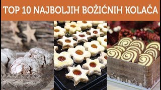 Top 10 najboljih božićnih kolača  Recepttura [upl. by Riabuz]