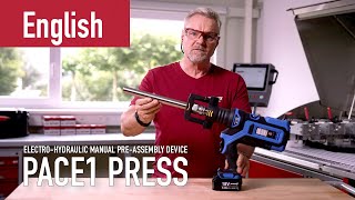 Schwer Fittings Training Video PreAssembly Device PACE1 Press for Compression Fittings [upl. by Arriaes]