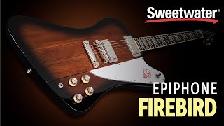 Epiphone Firebird Electric Guitar Demo [upl. by Godfry]