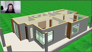 casa com 3 quartos projeto incrivel [upl. by Ing395]