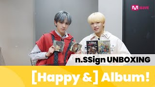 Mwave shop Unboxing nSSign Happy amp Album💿 Let’s open the album with nSSign [upl. by Nosoj304]