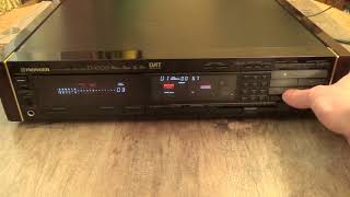 Pioneer D1000 DAT Recorder Test [upl. by Anatnas]