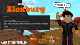 Bloxburg Halloween Update 2021 More Huge News And Info RoadTo10k [upl. by Elsy365]