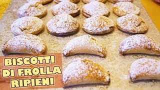 BISCOTTI DI FROLLA RIPIENI  Ricetta Facile  Il Paradiso Delle Tentazioni [upl. by Eiduam403]