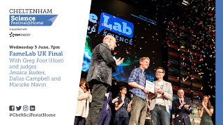 FameLab UK Final  Wednesday 3 June 2020 7pm [upl. by Mercie]