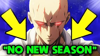 TERRIBLE News for One Punch Man Season 3 From Creator [upl. by Addia]