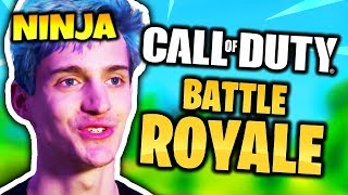 NINJA TALKS ABOUT CALL OF DUTY BATTLE ROYALE BLACKOUT  Fortnite Daily Funny Moments Ep64 [upl. by Soble]