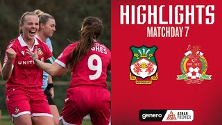 HIGHLIGHTS  Wrexham AFC Women vs Briton Ferry Llansawel [upl. by Anson168]