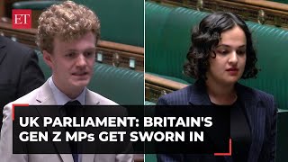 UK Parliament From Sam Carling to Nadia Whittome Britains Gen Z MPs get sworn in [upl. by Wini]