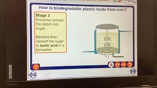 KS4GCSEChemistry Hydrocarbons Biodegradable plastic from corn [upl. by Aihn806]