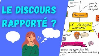 DISCOURS DIRECT INDIRECT INDIRECT LIBRE  tout comprendre aux différents discours rapportés [upl. by Hildy]