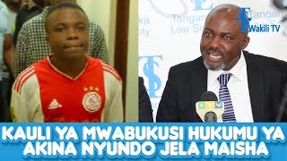 Kauli ya Mwabukusi Juu Hukumu ya Kesi ya Waliotumwa na Afande kwa Binti Yombo [upl. by Sayre]