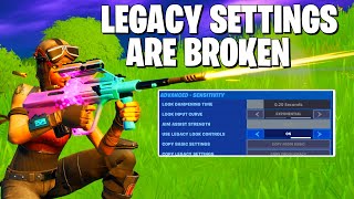 Legacy Settings Are AMAZING In Fortnite Chapter 2 Fortnite Aim Tips [upl. by Fontes]