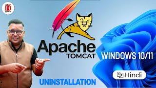 How to Uninstall Apache Tomcat on Windows 1011  Tomcat Uninstallation  Codewithddsingh [upl. by Arrekahs]