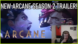 Nemesis reacts to the new ARCANE SEASON 2 TRAILER [upl. by Anawd]