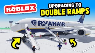 DOUBLE RAMPS In Cabin Crew Simulator Roblox [upl. by Annoek]