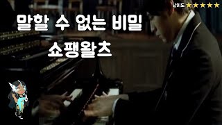 말할 수 없는 비밀  쇼팽 왈츠 chopin waltz No7 오버워치 피아노 overwatch piano cover [upl. by Rosena]