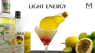 COMO FAZER O LIGHT ENERGY  DRINK COM ENERGÉTICO E VODKA🍹🍹🍹🍹🍹🍹 [upl. by Damara]