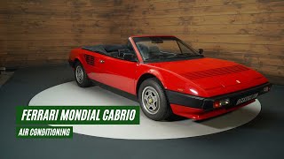 Ferrari Mondial Cabriolet  Maintenance history known  Airco  1984 VIDEO wwwERclassicscom [upl. by Airdna]