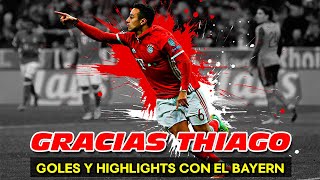 THIAGO ALCÁNTARA 🌟 GOLES y HIGHLIGHTS con el BAYERN MUNICH [upl. by Mozart]